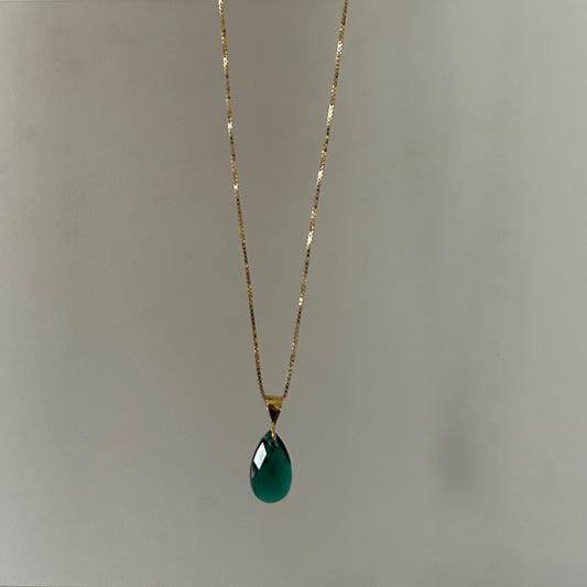 Green Crystal necklace