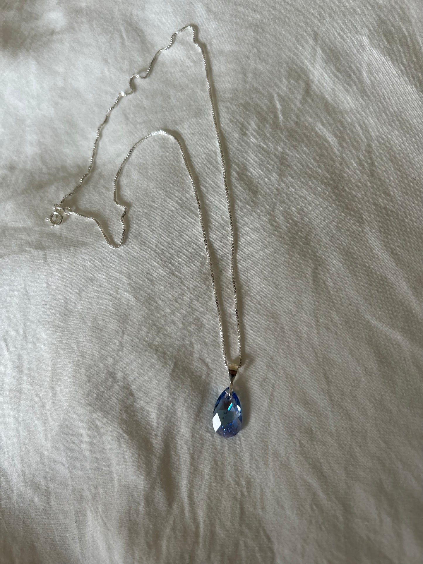 Blue Crystal necklace