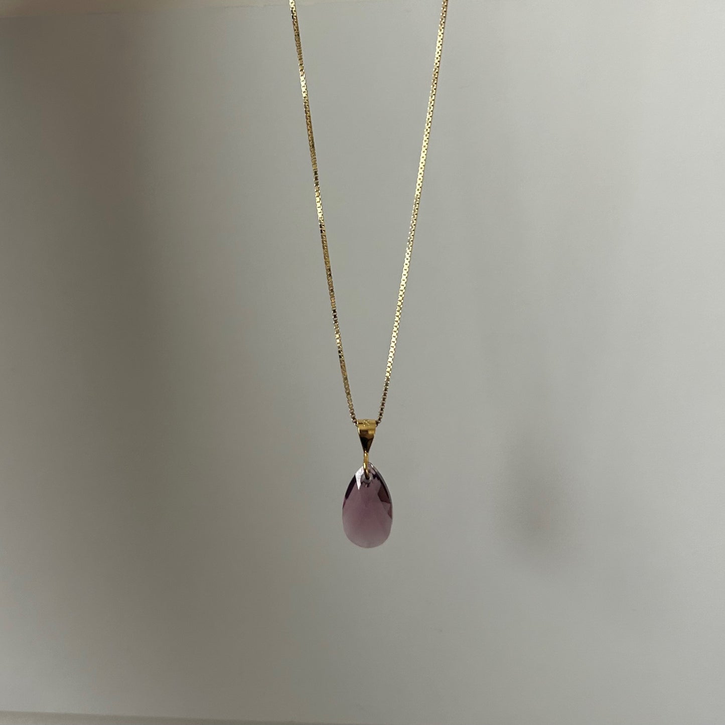 Purple Crystal necklace