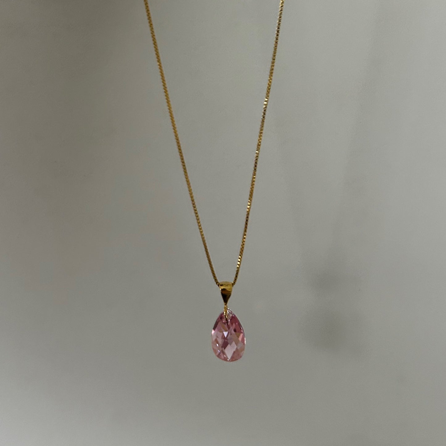 Pink Crystal necklace